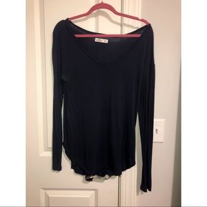 Navy blue long sleeve by Hollister